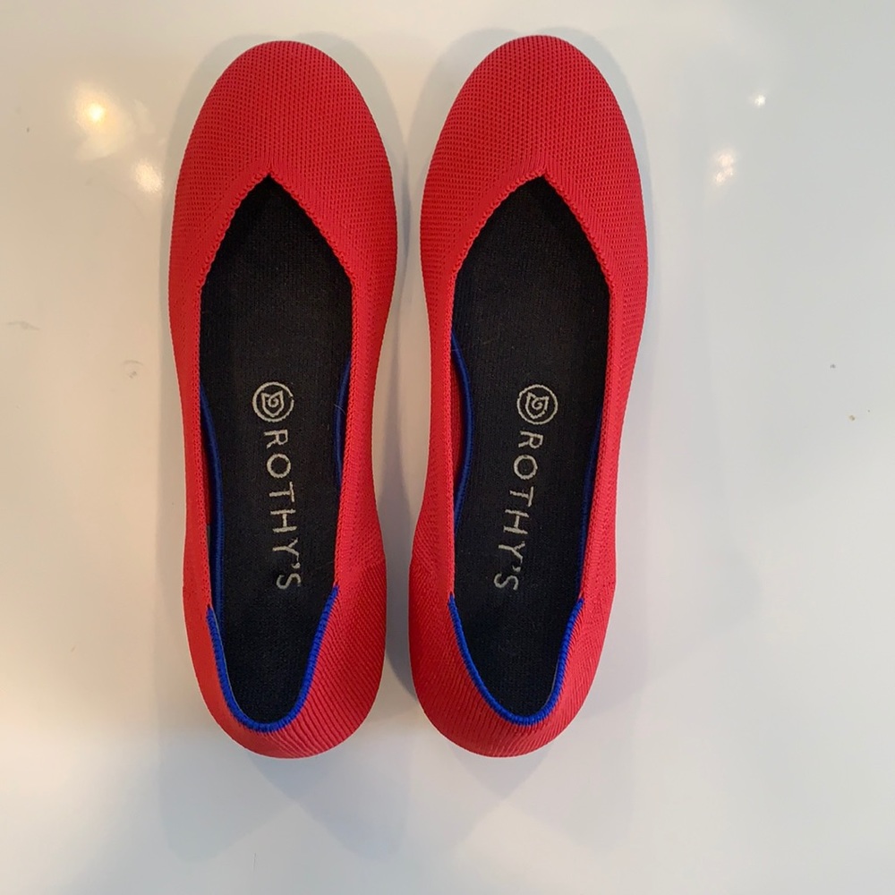Rothys Red Flats